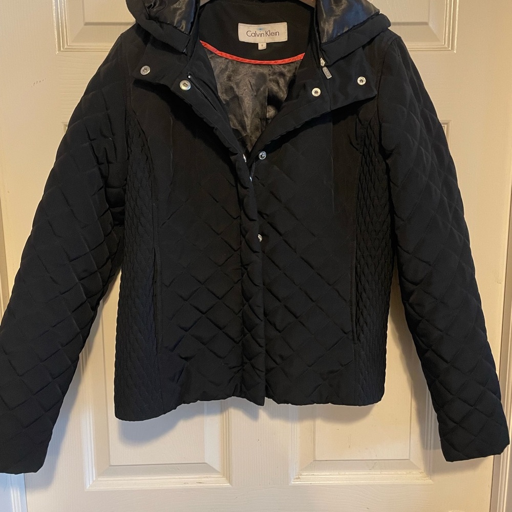 Calvin Klein Black Quilted Jacket